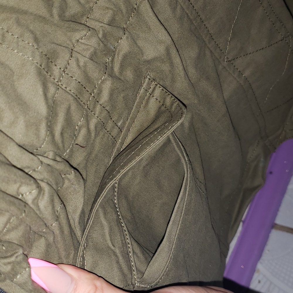 Army green utility jacket - Picture 3 of 7